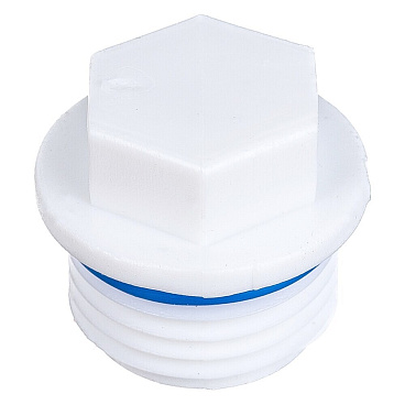 Заглушка полипропиленовая Lammin 1/2 НР(ш) резьбовая (Lm31036150000)