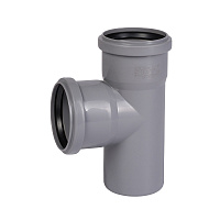 Тройник Ostendorf HTEA d75 мм 87° пластиковый для внутренней канализации (113400)