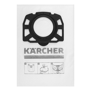 Мешок для пылесоса Karcher 30 л к моделям WD 4/5/6 флис (4 шт.) (2.863-006.0)
