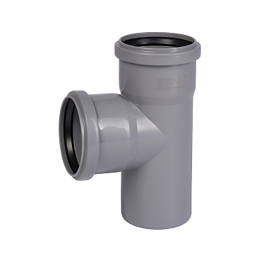 Тройник Ostendorf HTEA d75 мм 87° пластиковый для внутренней канализации (113400)