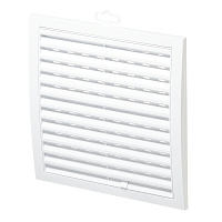 Решетка вентиляционная пластиковая приточно-вытяжная Era РРП 250х250 мм регулируемая белая