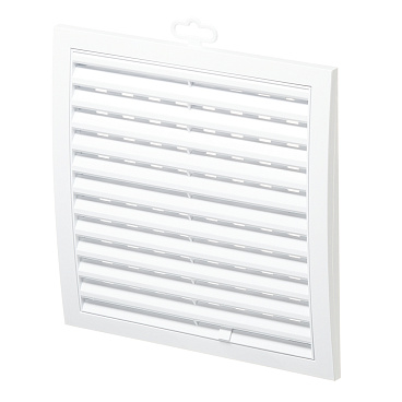 Решетка вентиляционная пластиковая приточно-вытяжная Era РРП 250х250 мм регулируемая белая