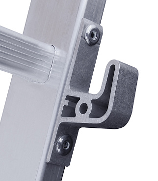 Лестница алюминиевая трансформер двухсекционная 10 ступеней Новая высота бытовая