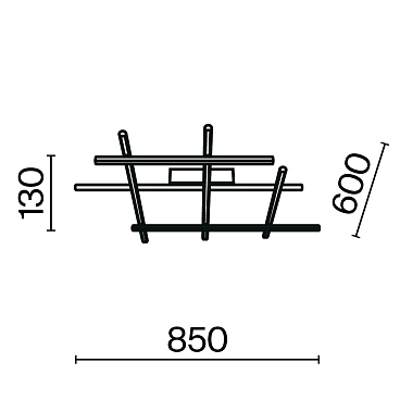 Потолочный светильник Maytoni MOD278CL-L50G3K