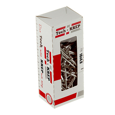 Заклепка вытяжная 4,0x16 мм алюминий/сталь (100 шт.)