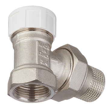 Клапан термостатический угловой Stout 3/4 НР(ш) х 3/4 ВР(г) для радиатора (SVT-0004-000020)