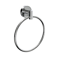Полотенцедержатель кольцо Fora Long d158 мм на шуруп силумин хром (L011/56)