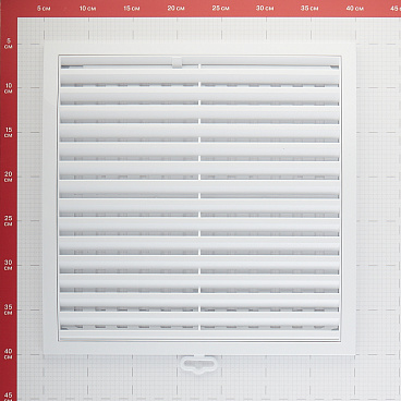 Решетка вентиляционная пластиковая приточно-вытяжная Era РРП 350х350 мм регулируемая белая