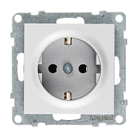 Розетка Legrand Suno встраиваемая алюминий (721325)