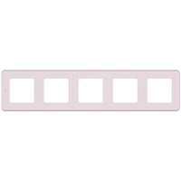 Рамка Legrand Inspiria пятиместная розовая (673974)