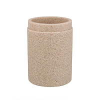 Стакан для ванной Zenfort Дюна настольный полирезин бежевый (106555)