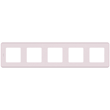 Рамка Legrand Inspiria пятиместная розовая (673974)