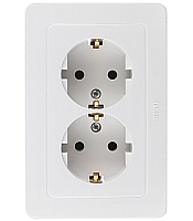 Розетка Hegel Master встраиваемая белая (РС16-351)