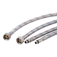 Подводка гибкая для смесителя 1/2 ВР(г) х М10 штуцер 17/28 мм 80 см (1013068)