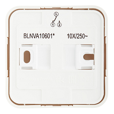 Переключатель Systeme Electric Blanca одноклавишный накладной алюминий (BLNVA106013)