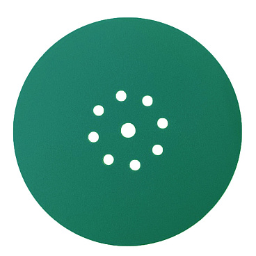 Диск шлифовальный КМ Green Film d225 мм P60 на липучку пленочная основа (3 шт.)