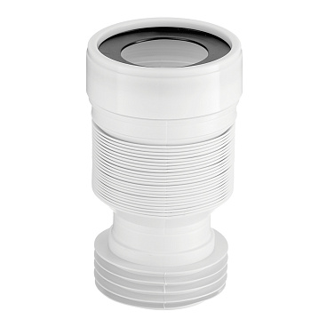 Слив для унитаза АНИ пласт d110 мм пластиковый гофрированный для внутренней канализации (K828)