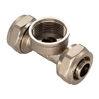 Тройник 20 обж(ц) х 1/2 ВР(г) х 20 обж(ц)