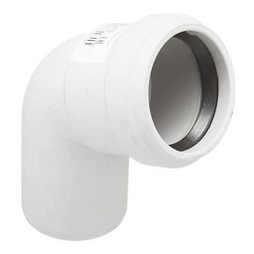 Отвод Pro Aqua Stilte Plus d58 мм 67° пластиковый шумопоглощающий для внутренней канализации