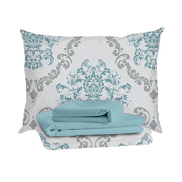 Комплект постельного белья Семейный тенсель Mona Liza Kate белый с простыней 240х260 см