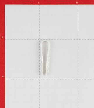 Дюбель-хомут для круглого кабеля Tech-Krep 5-10 мм белый (100 шт.)