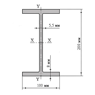 Балка горячекатаная (двутавр) №20 6 м