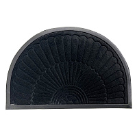 Коврик противоскользящий Таллин 50х80 см влаговпитывающий черный