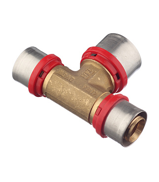 Тройник Tiemme 26(пресс) х 32(пресс) х 26(пресс)