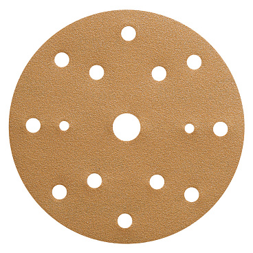 Диск шлифовальный Sunmight Gold d150 мм P120 на липучку бумажная основа (5 шт.)