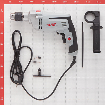 Дрель сетевая ударная Ресанта ДУ-15/950М 950 Вт ключевой патрон (75/8/4)