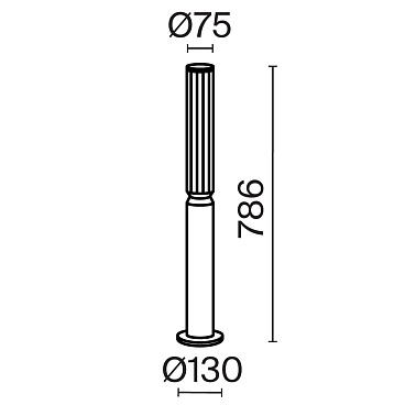 Ландшафтный светильник Outdoor O593FL-L12GF3K