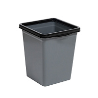 Контейнер для мусора Violet Tandem 14 л пластик серый