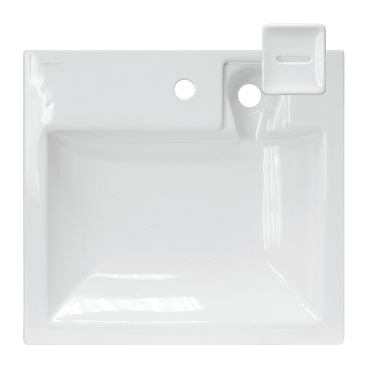 Раковина на стиральную машину Sanita Luxe Space 60х55 см (SPC55SLWB01)