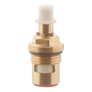 Кран-букса Lemark с керамическими прокладками 1/2х20 мм горячая вода (LM8501R-BL)