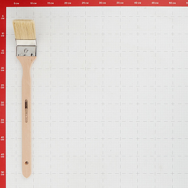 Кисть радиаторная смешанная щетина деревянная ручка Storch ClassicTop Mix 60х9 мм для эмалей и лаков на любой основе