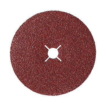 Круг фибровый шлифовальный по металлу Sait 125х22 мм P60 со шлицами