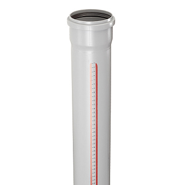 Труба канализационная Ostendorf HTEM d90х1500 мм пластиковая для внутренней канализации (114050)