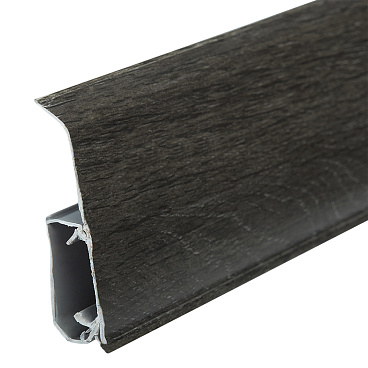 Плинтус ПВХ напольный Winart 72 мм смоул 2200 мм Г-профиль со съемной панелью