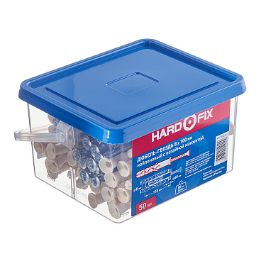 Дюбель-гвоздь Hard-Fix 8x100 мм потайная манжета нейлон (50 шт.)