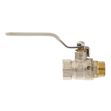 Кран шаровой латунный СТМ 1/2 ВР(г) х 1/2 НР(ш) ручка прямой