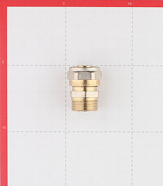 Соединитель прямой 16 обж(ц) х 1/2 НР(ш)