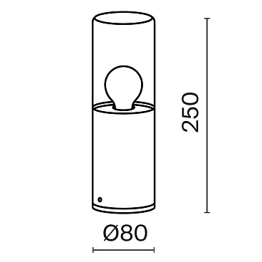 Ландшафтный светильник Outdoor O432FL-01GF