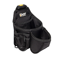 Сумка поясная для инструментов КВТ с держателем 250х290х170 мм (СМ-01)