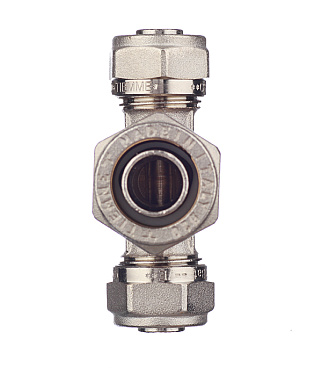 Тройник 16 обж(ц) х 20 обж(ц) х 16 обж(ц)