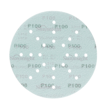 Диск шлифовальный Sunmight Film L312T d225 мм P100 на липучку пленочная основа (5 шт.) (53507R)