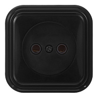 Розетка Svet накладная черная (0215-00061)