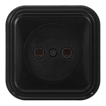 Розетка Svet накладная черная (0215-00061)