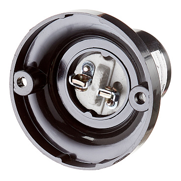 Патрон для лампы E27 Svet карболитовый IP20 потолочный (1011-00070)