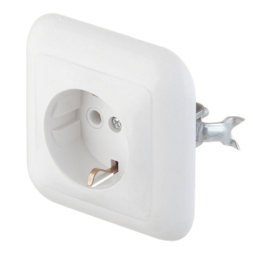 Розетка Svet Стиль встраиваемая белая (0214-00111)