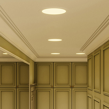 Светильник встраиваемый светодиодный белый 18 Вт 3000К IP20 Gauss Slim ДВО (939111118)